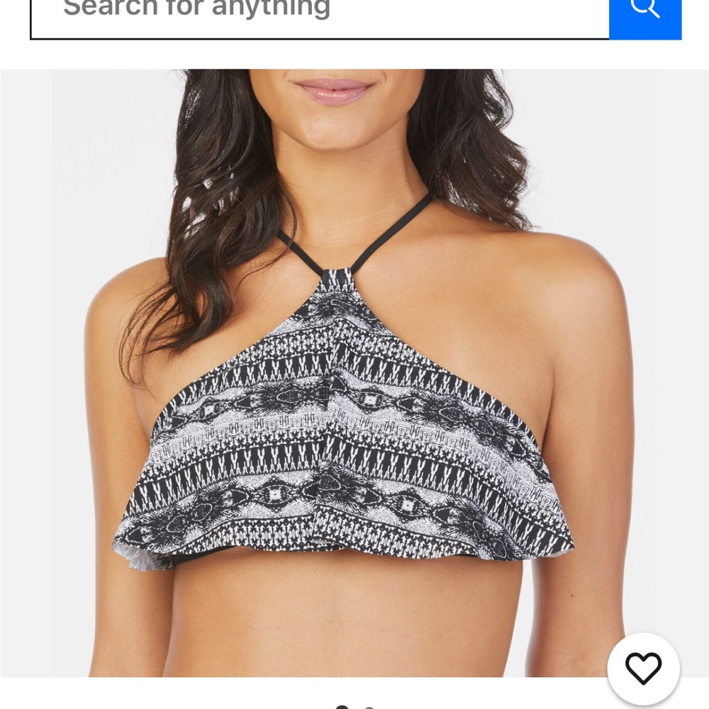 Ambrielle Black and White Patterned One Piece Swimsuit